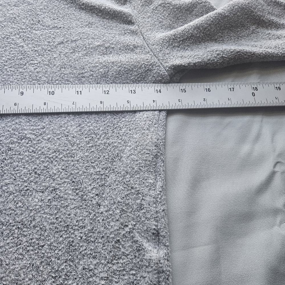Zara Gray Heathered Crop Top Sweater - Picture 7 of 8